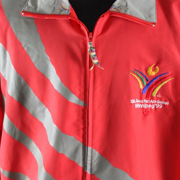 Sports Jacket - 1999 Pan Am Games Winnipeg - Men's Large - Picture 2 of 9